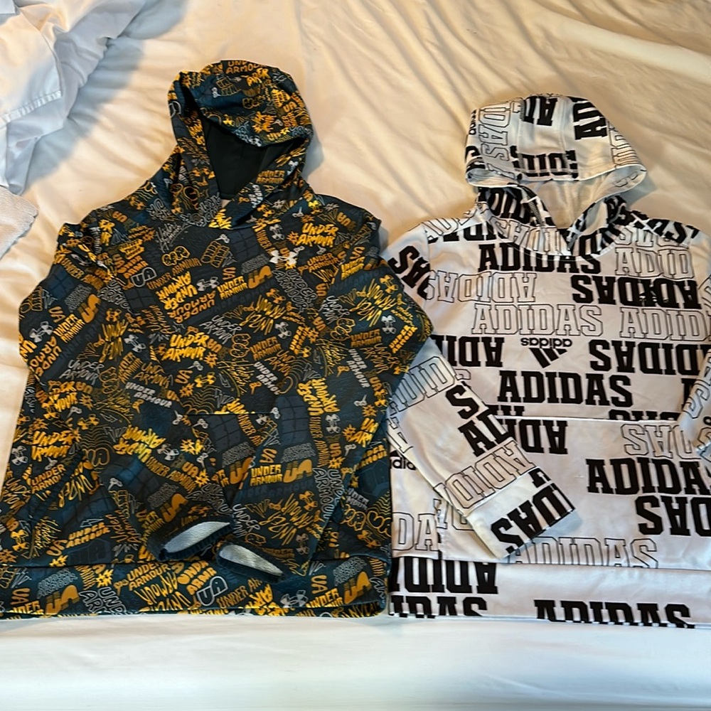 Boys hoodie bundle Under Armour & adidas